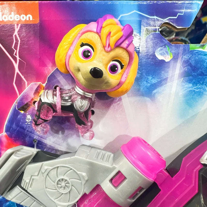 in stock Paw Patrol New Genuine Superpower Rescue Vehicle Chase Skye Marshall Deluxe Transforming Vehicle With Lights And Sounds