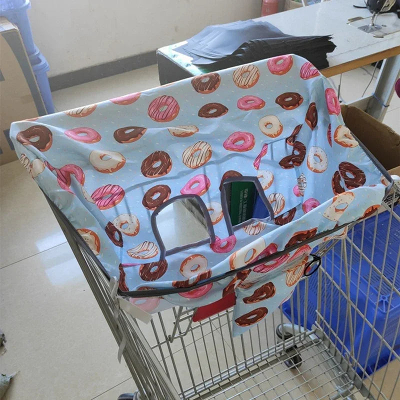 Infant Trolley Cover Supermarket Grocery Shopping Cart Cover Baby Seat Pad Kids Portable Traveling  Anti-dirty Seat Cushion