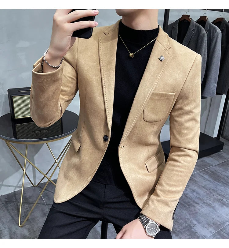 Veste blazer Cuir de daim