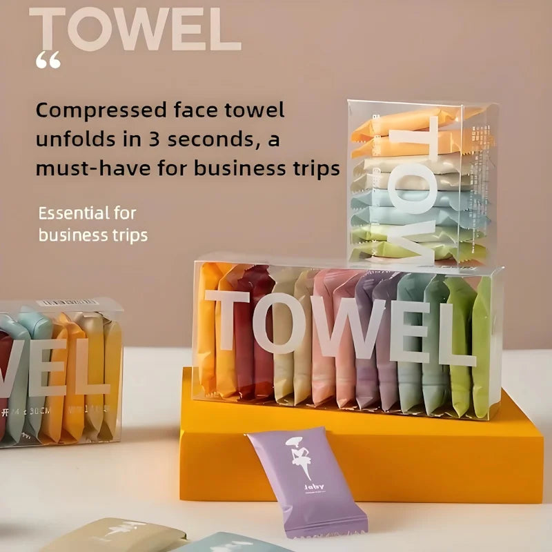 Disposable Facial Towels – 100% Cotton, Portable Individual Packs, Soft Upgrade for Travel