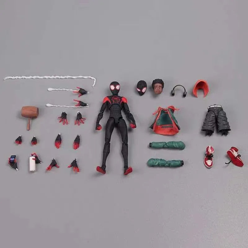 Marvel's Spider-Man Event Model Spider-Man Miles · SV · SHF· Morales Penny · Parker Anime Character Statue Toy