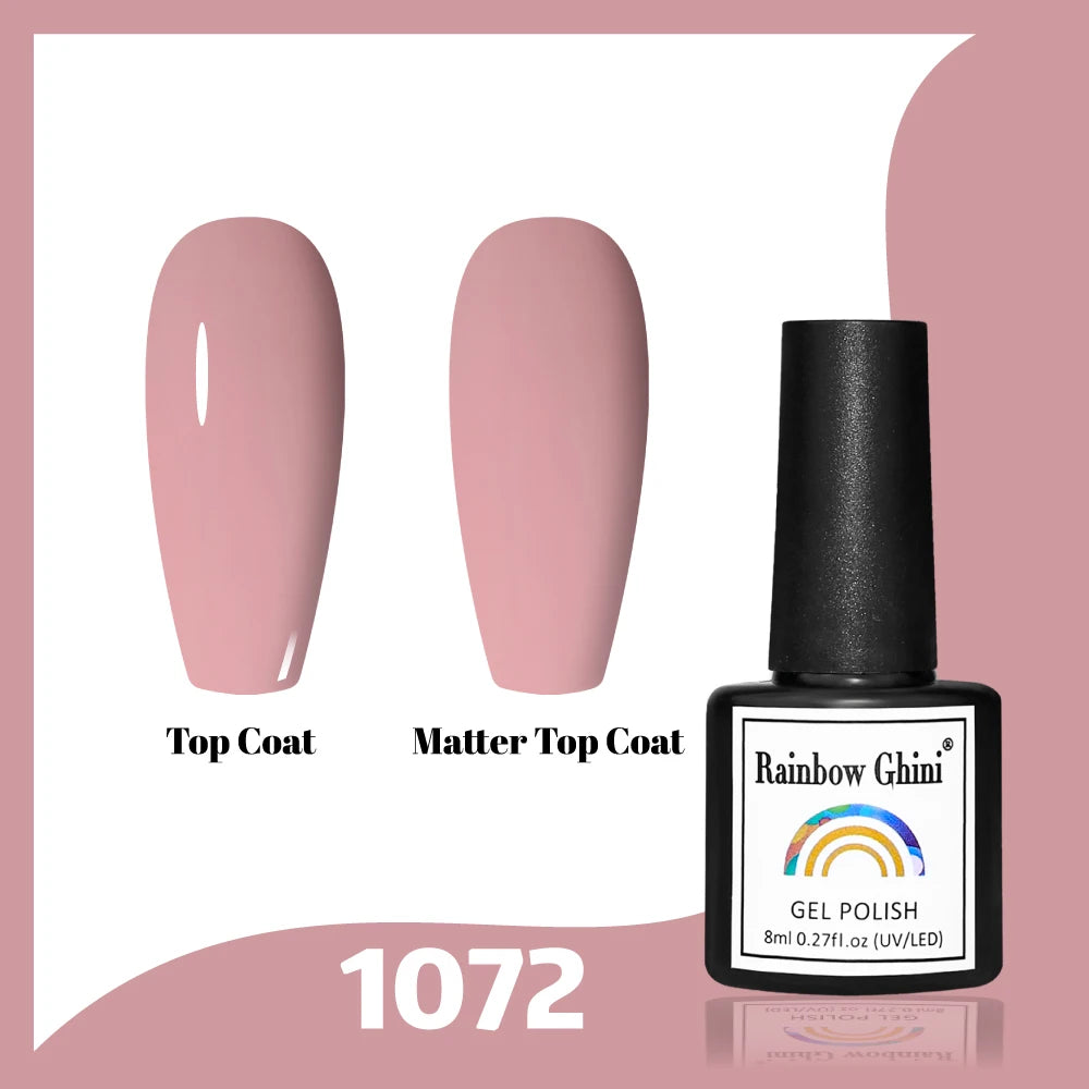 Gel Vernis à ongles semis permanents Paillettes 8Ml 150 couleurs