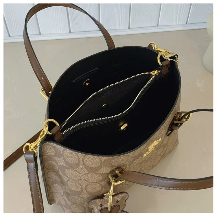 Designer New Luxury Fashion Handbag Women Casual Large Capacity Tote Bag Trendy Print Shoulder Crossbody Purse