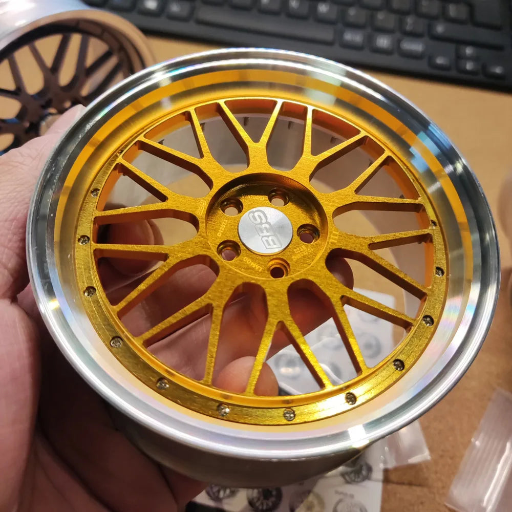 1/5 Car Model Metal Forged Assemble Refitting Wheel Hub  Creative Desktop Display  Personalized  Modification Toys Gift