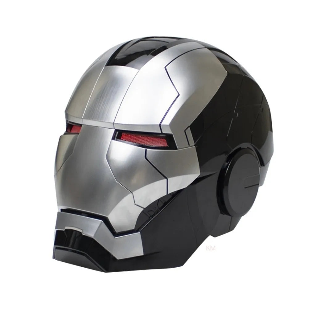 2025 New Marvel Iron Man Helmet Black Gold Black Silver Electric Helmet Voice Controlled Voice Machine Face Mask Toy Birthday Gi