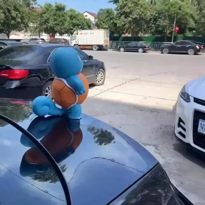 New Popular Toys Anime Will Spray Water Jenny Car Accessories Spray Water Big Size Proud And Cute Model Toys Car Squirtle Orname