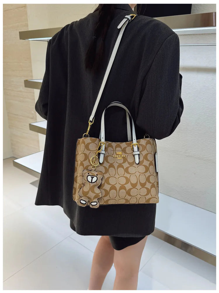 Designer New Luxury Fashion Handbag Women Casual Large Capacity Tote Bag Trendy Print Shoulder Crossbody Purse