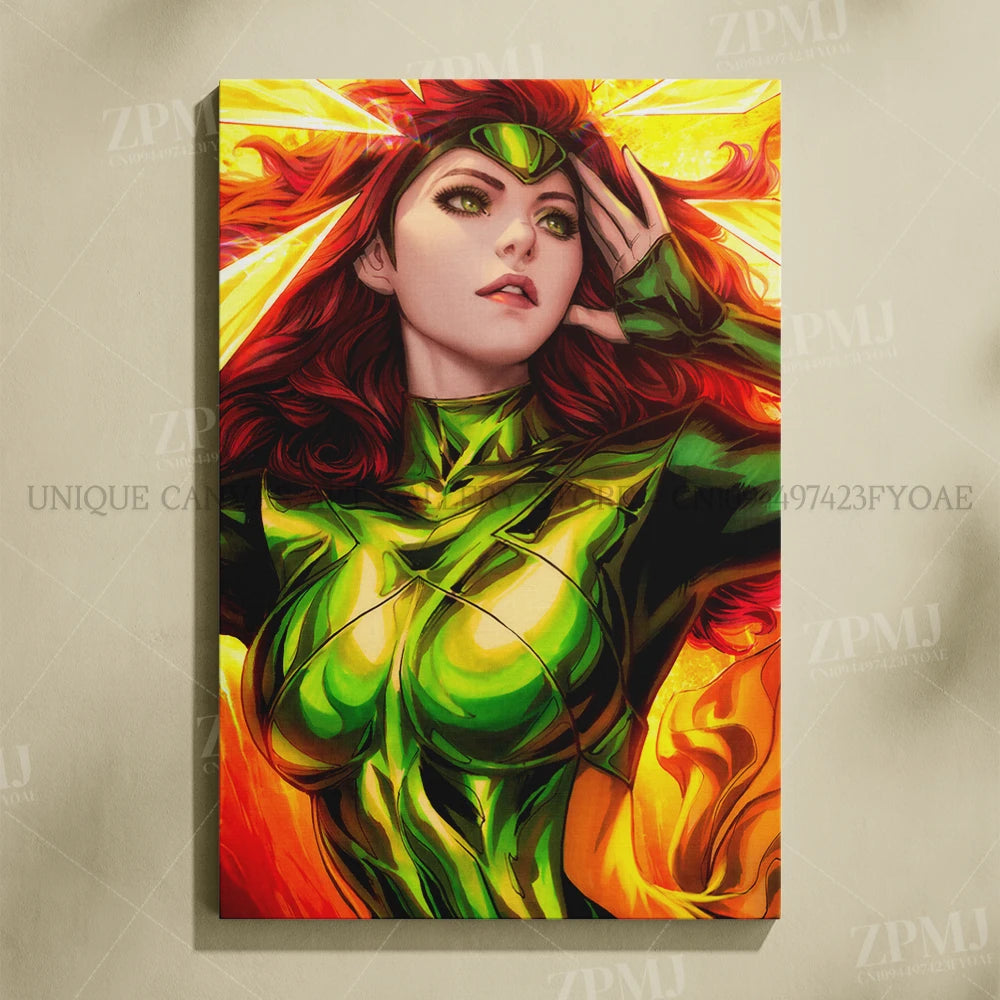 Marvel Comics Female Characters Canvas Pictures Home Decoration Paintings Poster HD Prints Wall Art The Avengers Room Frameless