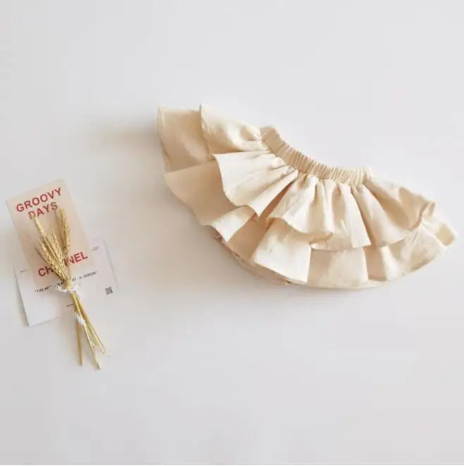 Christmas Baby Girls Skirt Pants Vintage Princess Girls Bloomers Toddler Girls Clothing Children Tutu Skirt 0-4 Years