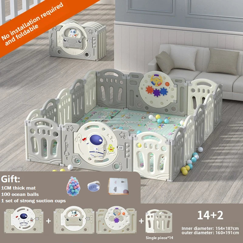 Baby Playpen with basketball hoop Baby playground activities for baby corral for baby Park Safety Fence Baby cot children's playground for baby children's parks ,Collapsible baby playard Large Baby Playard for babies and todd