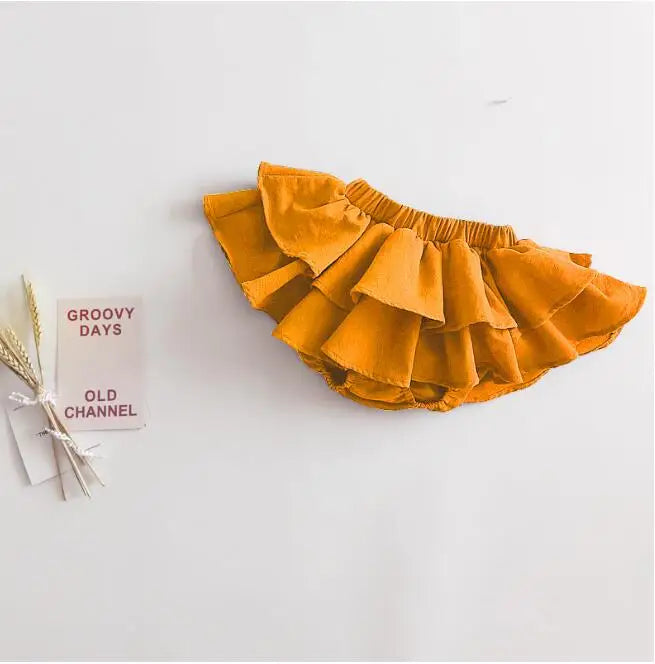 Christmas Baby Girls Skirt Pants Vintage Princess Girls Bloomers Toddler Girls Clothing Children Tutu Skirt 0-4 Years