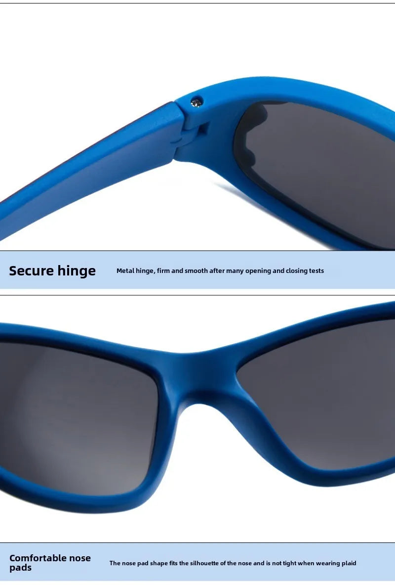 PAW Patrol Chase Sunglasses Round Polarized cartoon Sunglasses Silicone Flexible Safety anime Sun Glasses Fashion Shades Eyewear