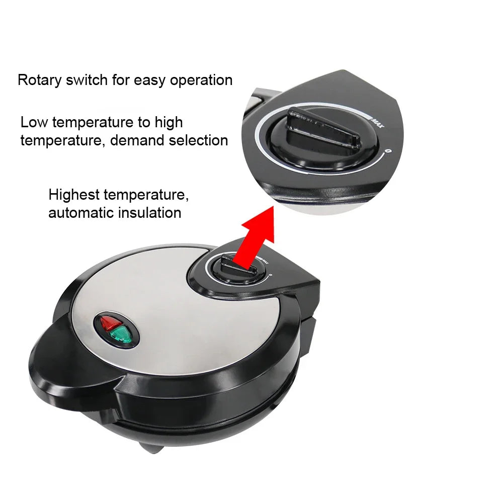 Electric Egg Roll Maker DIY Ice Cream Cone Machine Crispy Omelet Mold Crepe Baking Pan Waffle Pancake Pie Frying Grill Iron