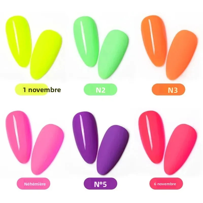 VENALISA Neon Gel Nail Polish, Bright Color Soak off for Professional Manicure And DIY Home Use Nail Art Salon Designs