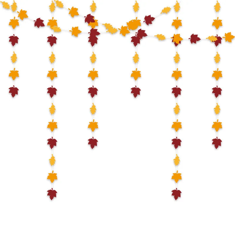 ديكور احتفالي خريفي على شكل قرع وأوراق القيقب وخلفية لعيد الشكر وحصاد ديكور جداري لمشهد الحفلة ديكور للمنزل