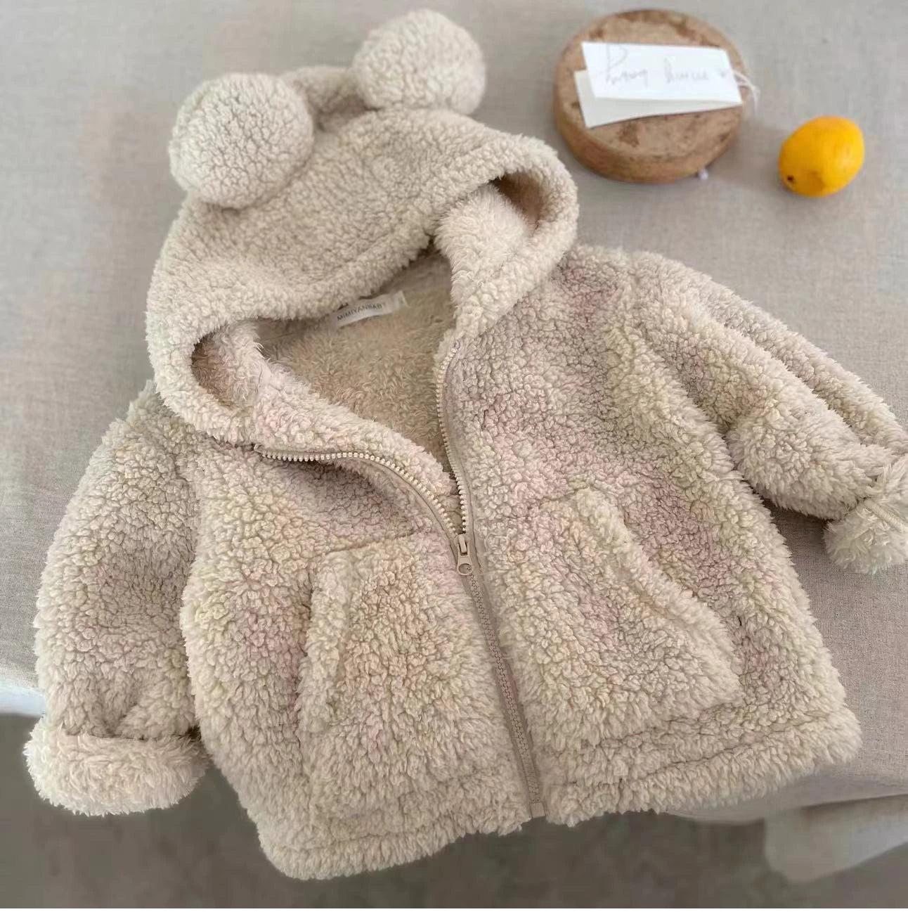 Ircomll New Children Outerwear Baby Long Sleeve Plus Velvet Thick Coat Infant Girl Casual Jacket Toddler Boy Warm Fleece Tops