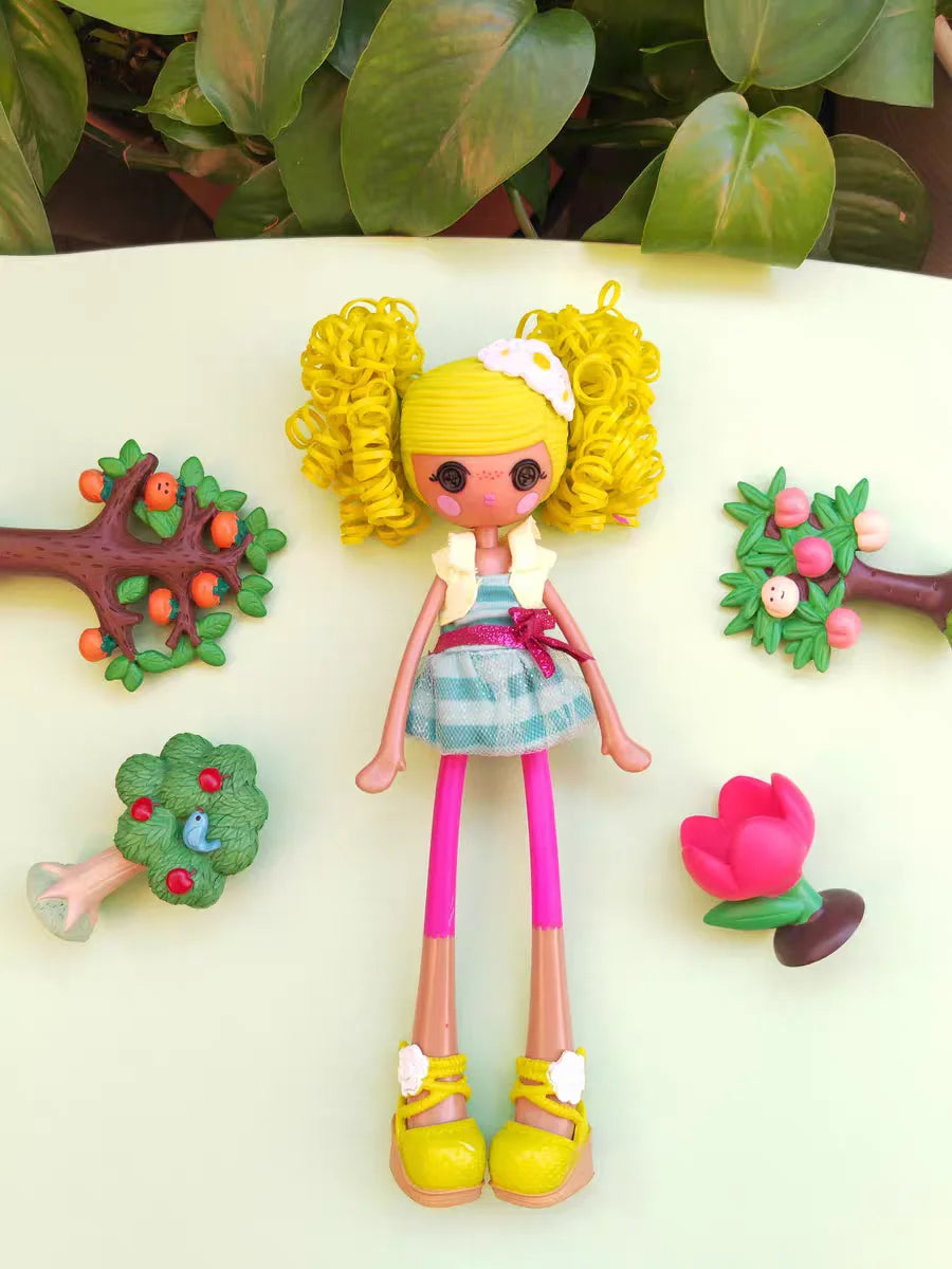 Original Design Fabric Humanoid Doll Pvc Toys Lalaloopsy Dress up Dolls Holiday Girls Gift No Packaging Box Collect Vintage