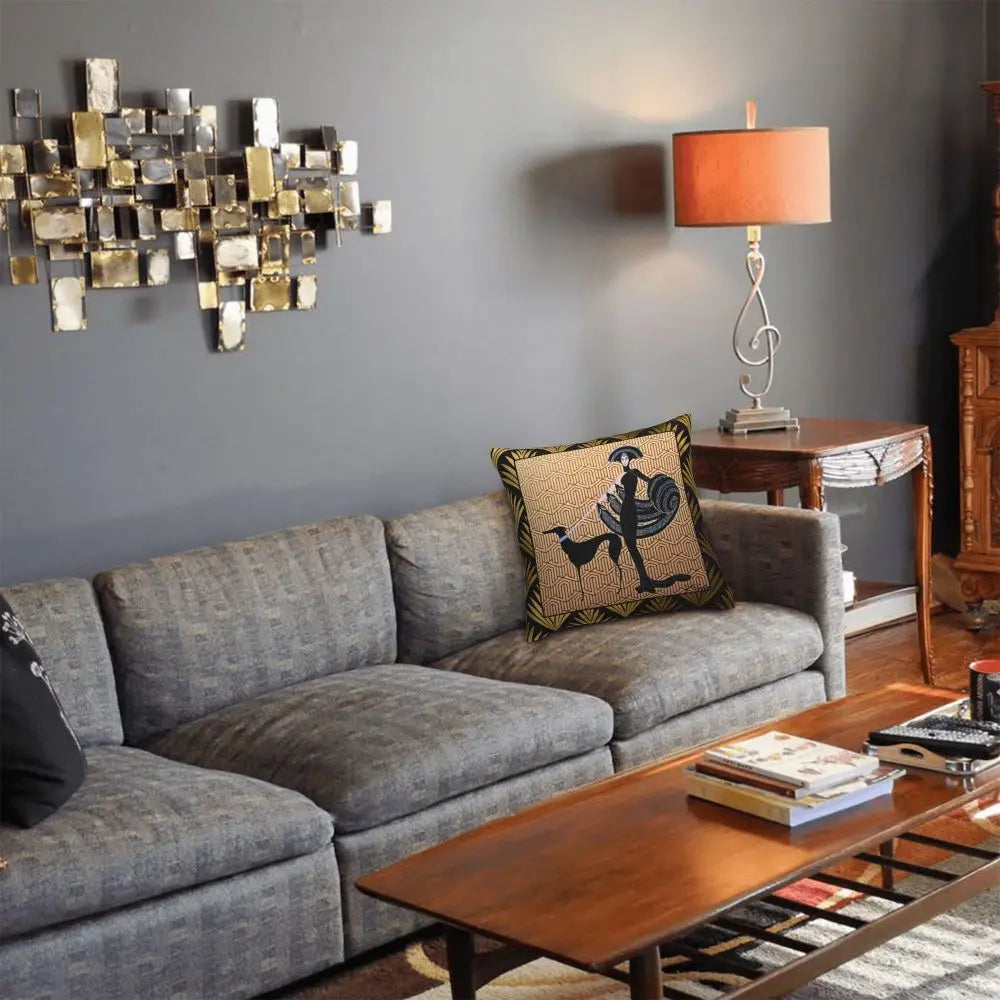 Custom Cute Whippet Greyhound Pillow Case Decor Home Hound Dog Luxury Cushion Cover Car Pillowcase