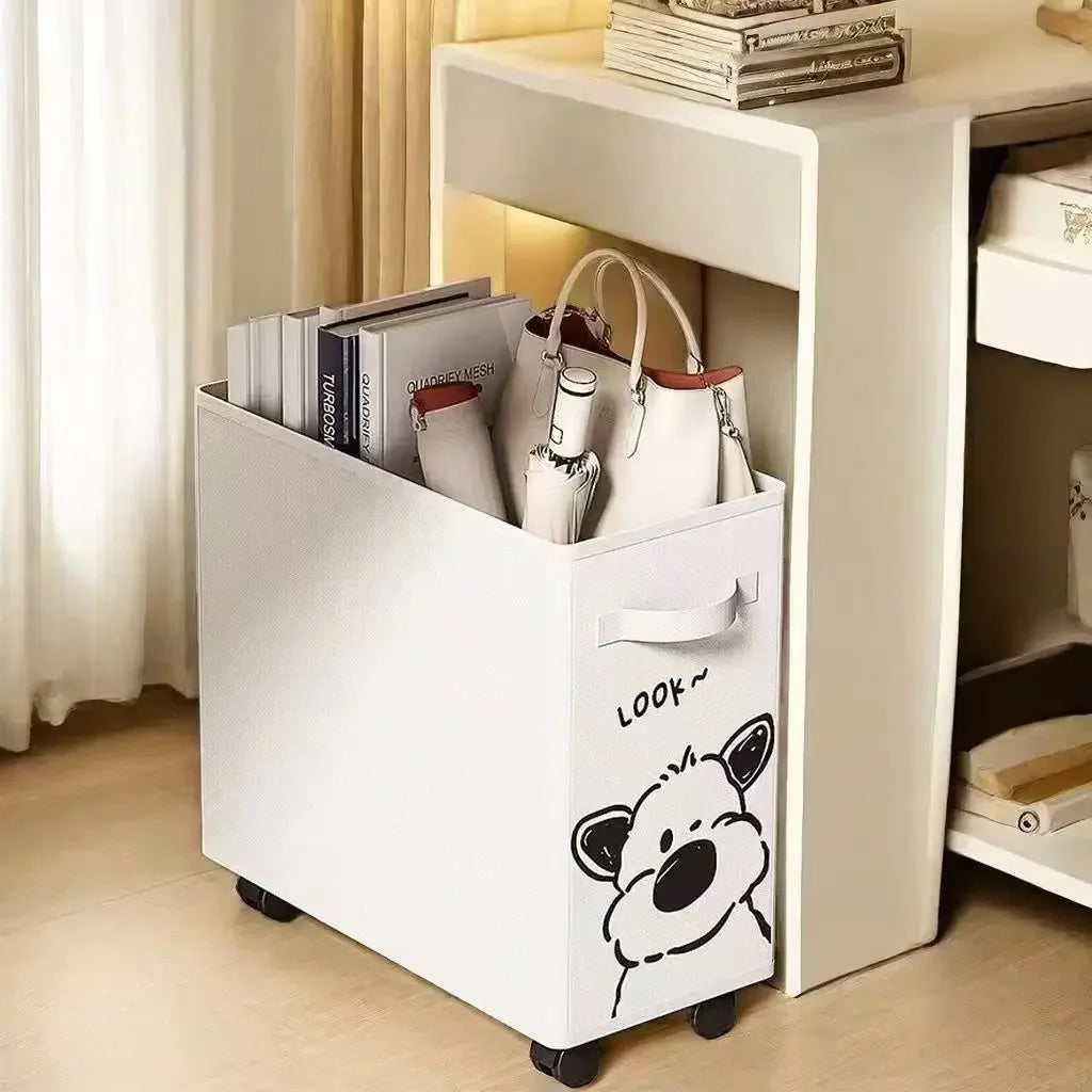 Under-Desk Rolling Storage Cart - Essential for Mobile Office Organization, Perfect As A Gift for Father's Day, Thanksgiving