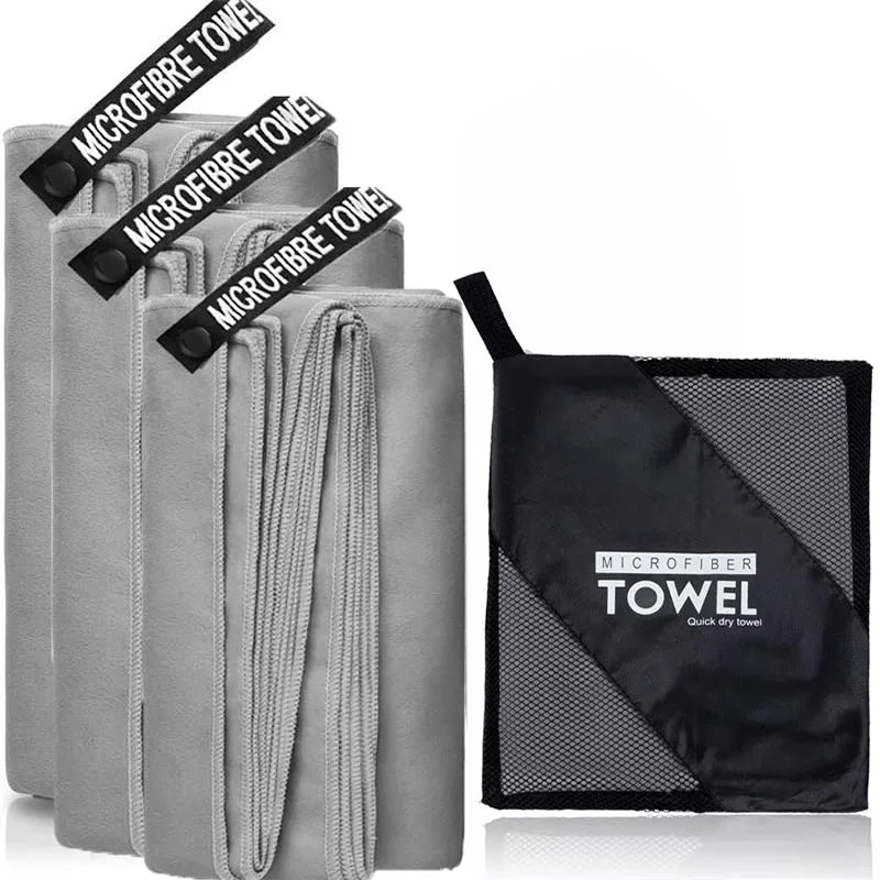 Quick-Drying Bath Towel Microfiber Bathroom Towel With Portable Bag Highly Absorbent & Fast Drying for the Body After Bathing