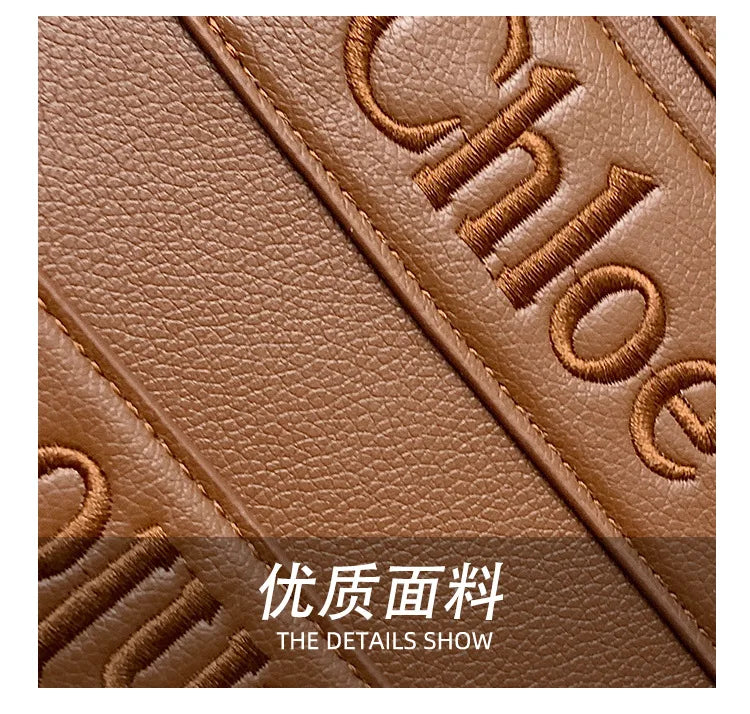 ‌2025 Fashion Embroidery Handbag - Adjustable Shoulder Tote, Crossbody Purse, Trendy & Practical, Perfect for Daily Outfits‌