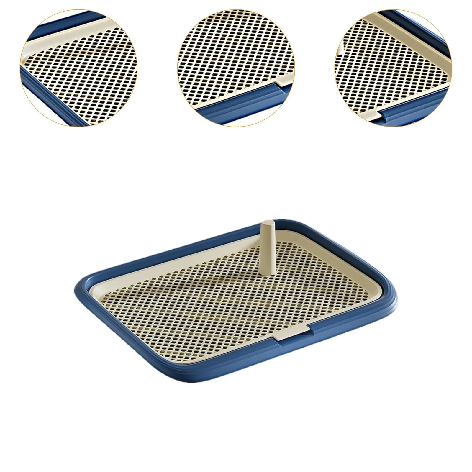 Mesh Grids Toilet Reusable Indoor Outdoor Splashproof Puppy Pee Pad Holder Training Tray Dog Potty for Dogs and Cats Puppy
