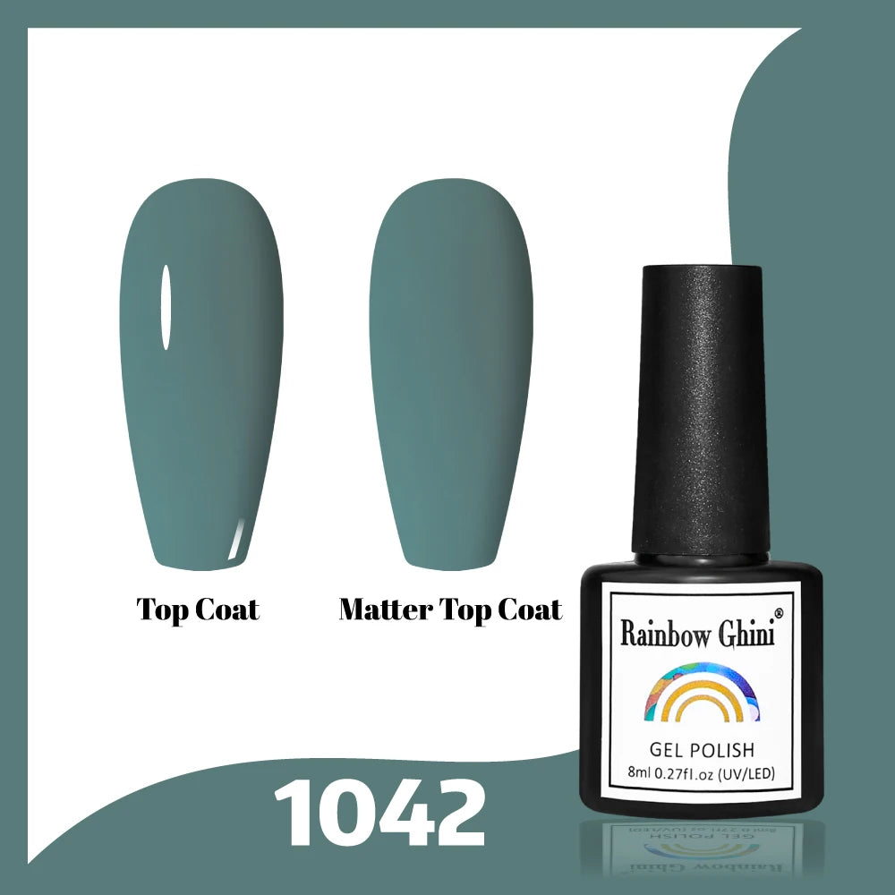 Gel Vernis à ongles semis permanents Paillettes 8Ml 150 couleurs