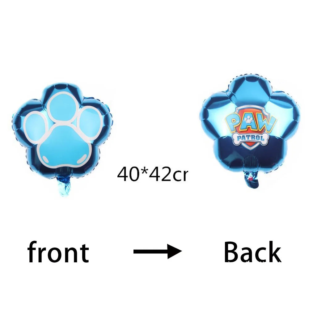 PAW Patrol Birthday Decor Foil Balloon Paw Patrol Party Supplies Toys Children Birthday Party Decoration Supplies Baby Shower