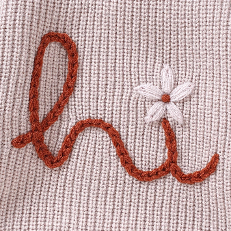 Infant Baby Girl Knitting Bodysuits Clothes 0-18m Spring Autumn Winter Newborn O Neck Long Sleeves Onesie Outfits Child Costumes