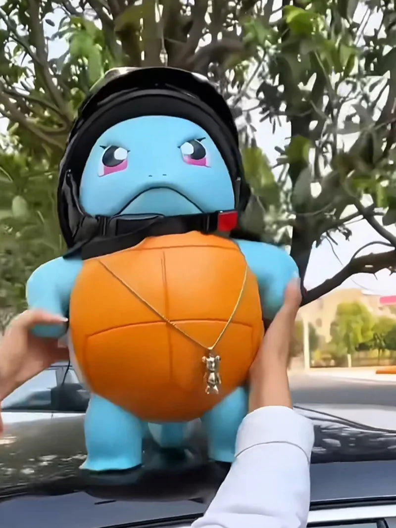 New Popular Toys Anime Will Spray Water Jenny Car Accessories Spray Water Big Size Proud And Cute Model Toys Car Squirtle Orname