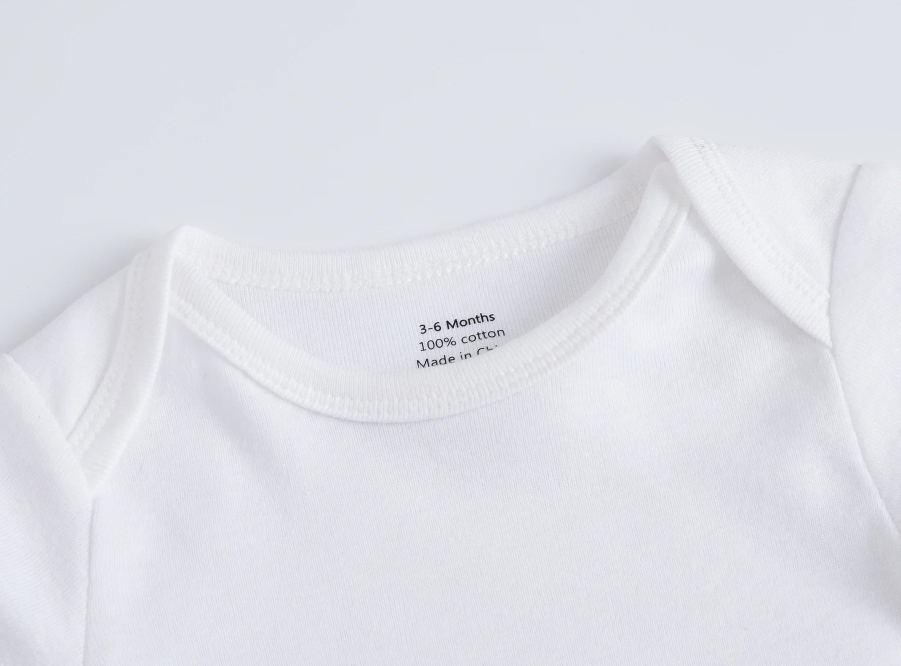 Honeyzone 3PCS Light Blue Unisex Baby Bodysuit Set Long Sleeve Pure Cotton Infant Newborn Clothes Comfortable Soft Baby Jumpsuit