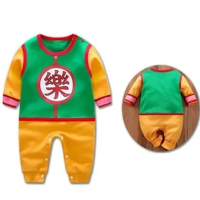 0-18 Months Anime Baby Rompers Newborn Cosplay Costume Infant Cotton Clothes Boys Girls Kids Outfit