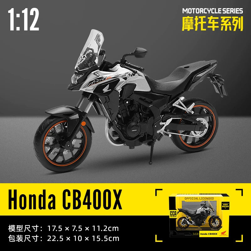 MSZ CCA 1:12 BMW R1250RT with base alloy die-cast car motorcycle model, toy gift giving, die-cast static motorcycle model