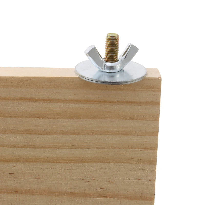 Parrot Toys New Swing Toy Wooden Bird  Perch Stand Playstand With Chewing Beads Playground for Budgie Birds Accessories for Cage