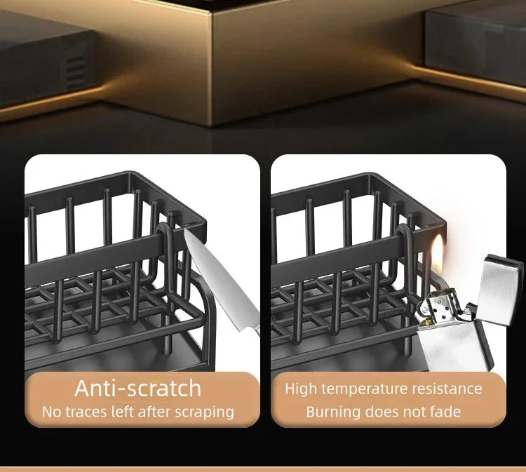 Tap Mounted Shelf for Home Kitchen Accessories Kitchen Spice Storage Shelf with Drainage Rack Installation Sink Organizer