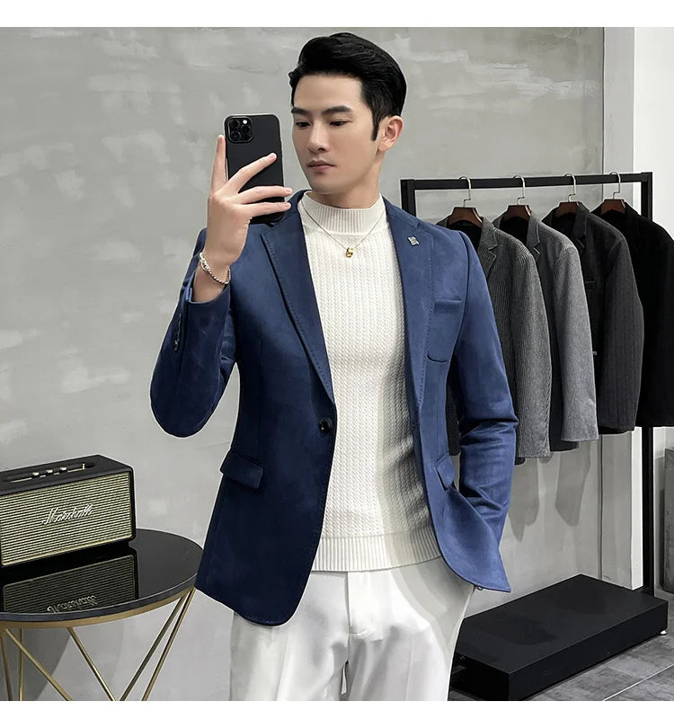 Veste blazer Cuir de daim