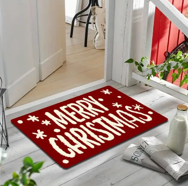 Christmas Gnome Pattern Door Mat Soft Carpet  Living Room Kitchen Bedroom Bathroom Laundry Room Christmas Christmas Home Decor