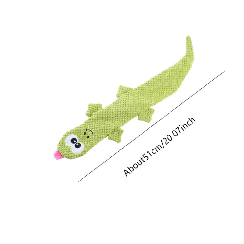New Plush Lizard Dog Toy Cornvelvet Cartoon Doll Grinding Teeth Cleaning Pet Products