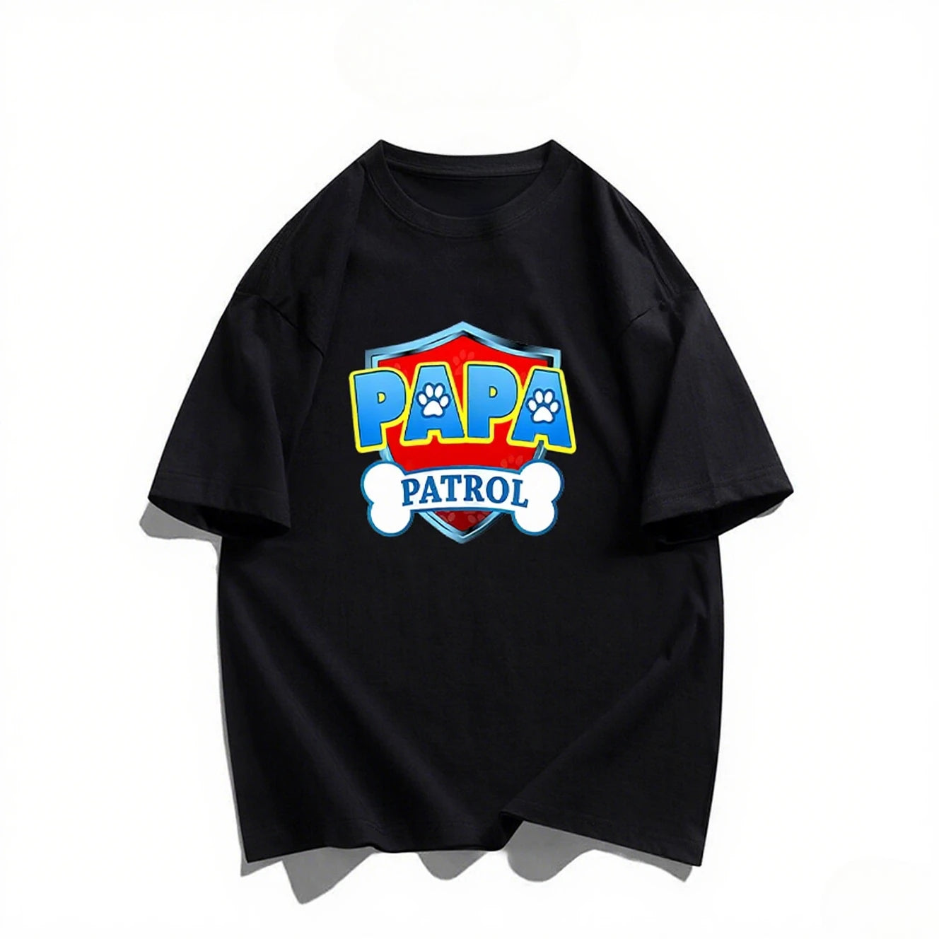 Paw Patrol T-Shirt Mother Harajuku Daily Casuals Clothes Streetwear Father Women Men Family Gifts Autumn and winter innerwear