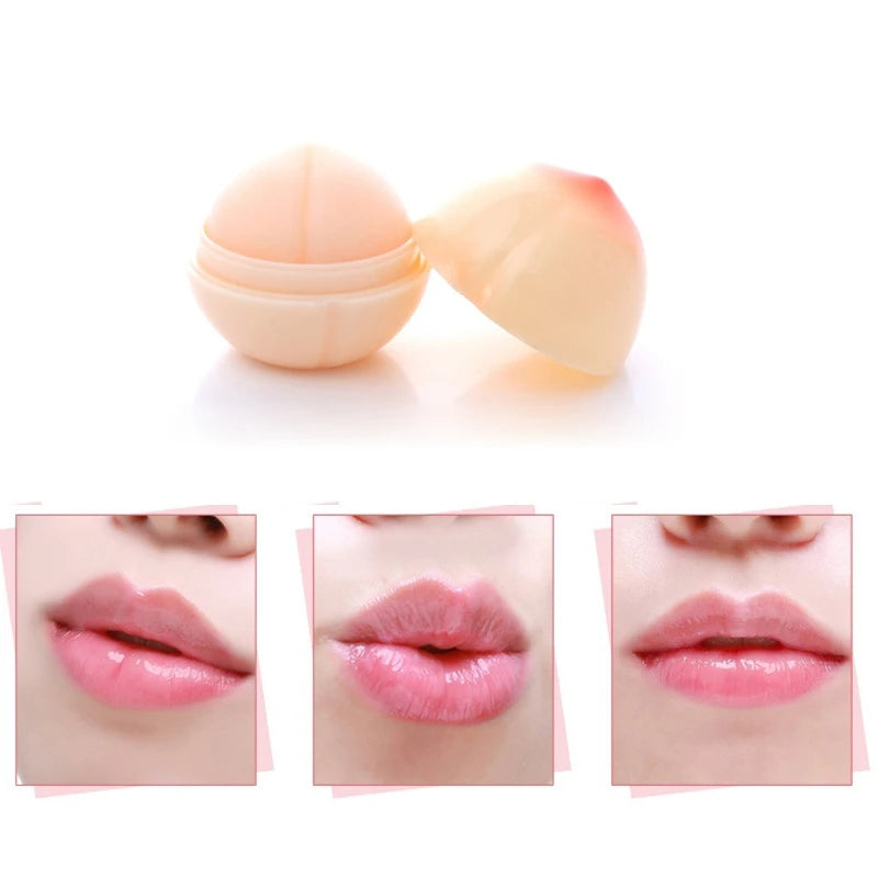 24Pcs Strawberry Peach Tomato Fruit Lip Balm Natural Formula Hydrating Repair Clear Lip Balm Moisturizing For Girls Lips Care