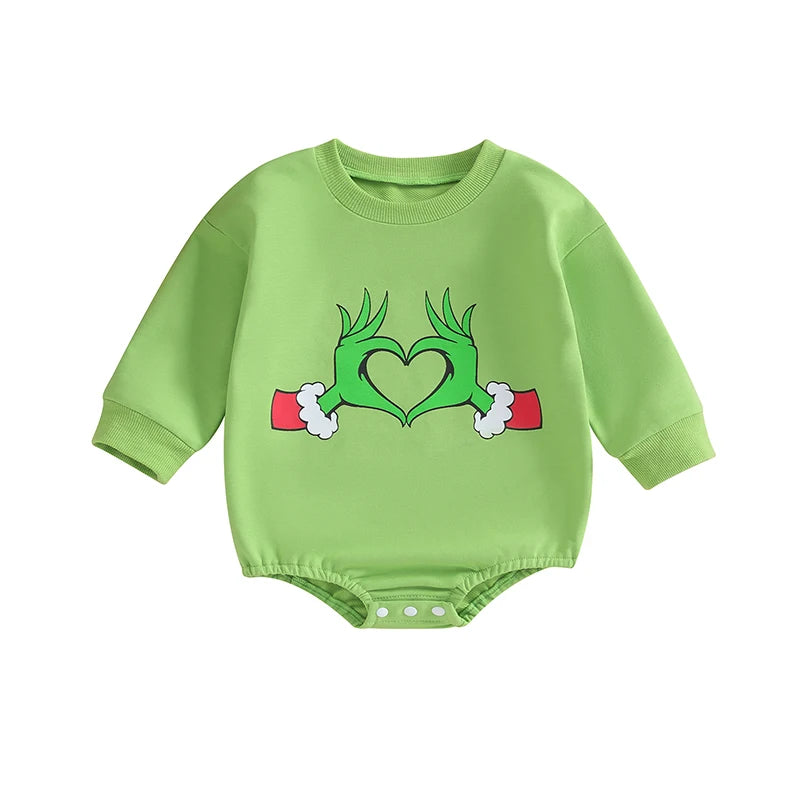 ma&baby 3-18M Christmas Newborn Infant Baby Girls Boys Rompers Long Sleeve Print Jumpsuit Xmas Costumes D05