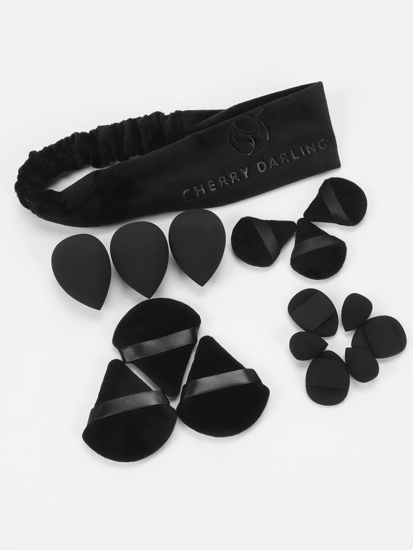 Casual Hairband 16-Piece Set, Face Wash, Facial Cleansing, Makeup Removal, Travel, Suitable for All Skin Types