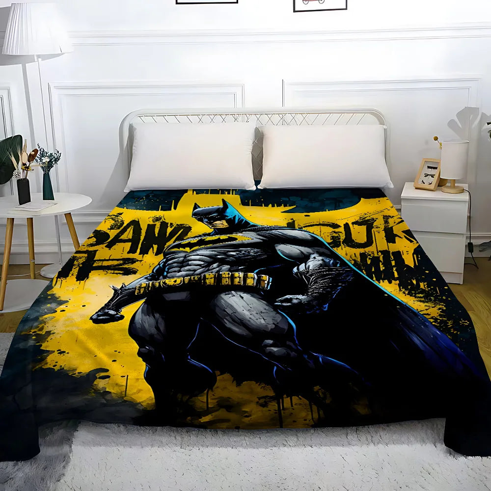 Bedding Adult Children Bed Sheet (no pillowcase) Droop Full Encirclement Mattress Anime For B-Batmans Cover Seasons Universal