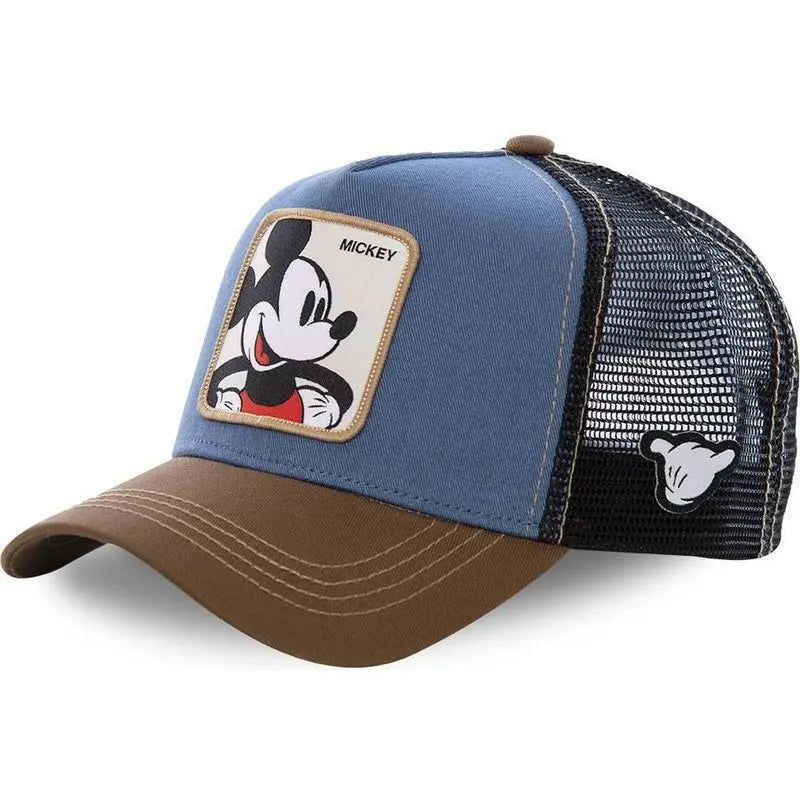 Cartoon Disney Mickey Goofy Sun Protection Baseball Casquette de baseball Kawaii Donald Duck Visière d'extérieur Chapeau de sport Chapeau de maille de camionneur réglable