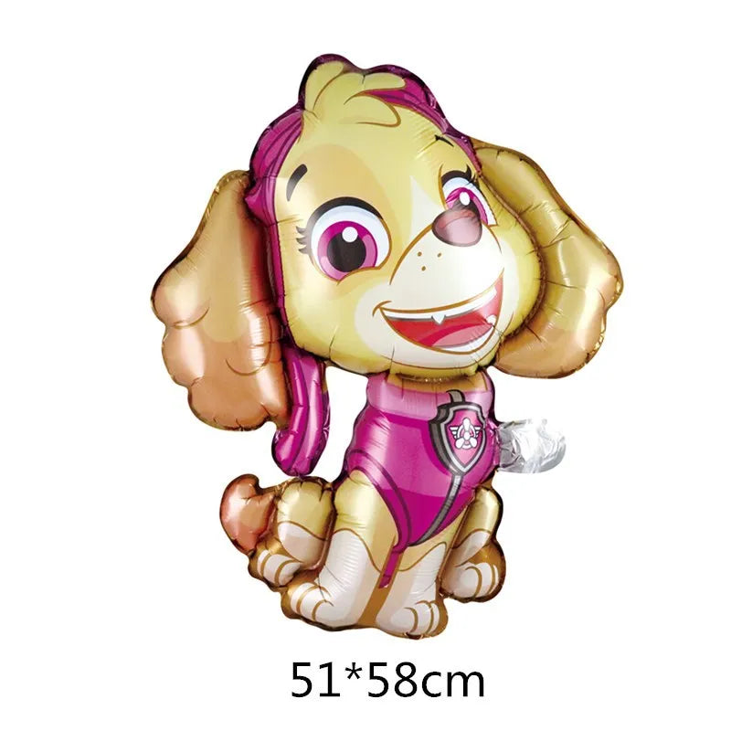 PAW Patrol Birthday Decor Foil Balloon Paw Patrol Party Supplies Toys Children Birthday Party Decoration Supplies Baby Shower