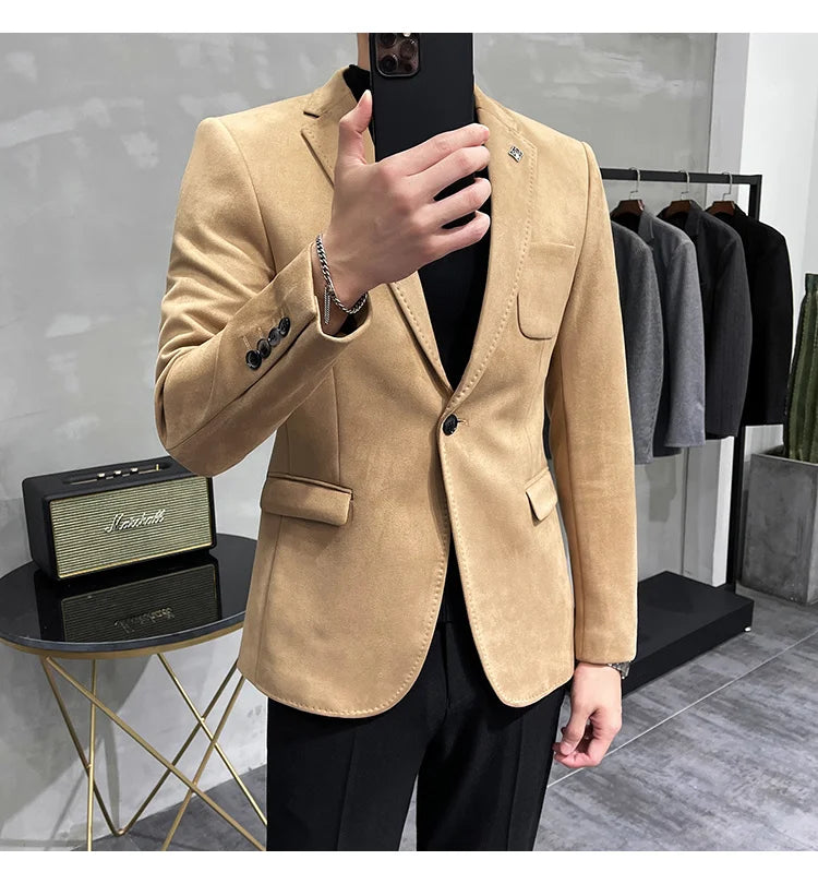 Veste blazer Cuir de daim