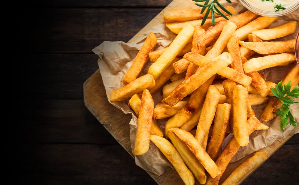 Midea Hot Air Fryer 7L Capacity, HeatXpress Technology, 90% Less Oil, Energy and Time Saving with 7 Presets, Easy-View Window