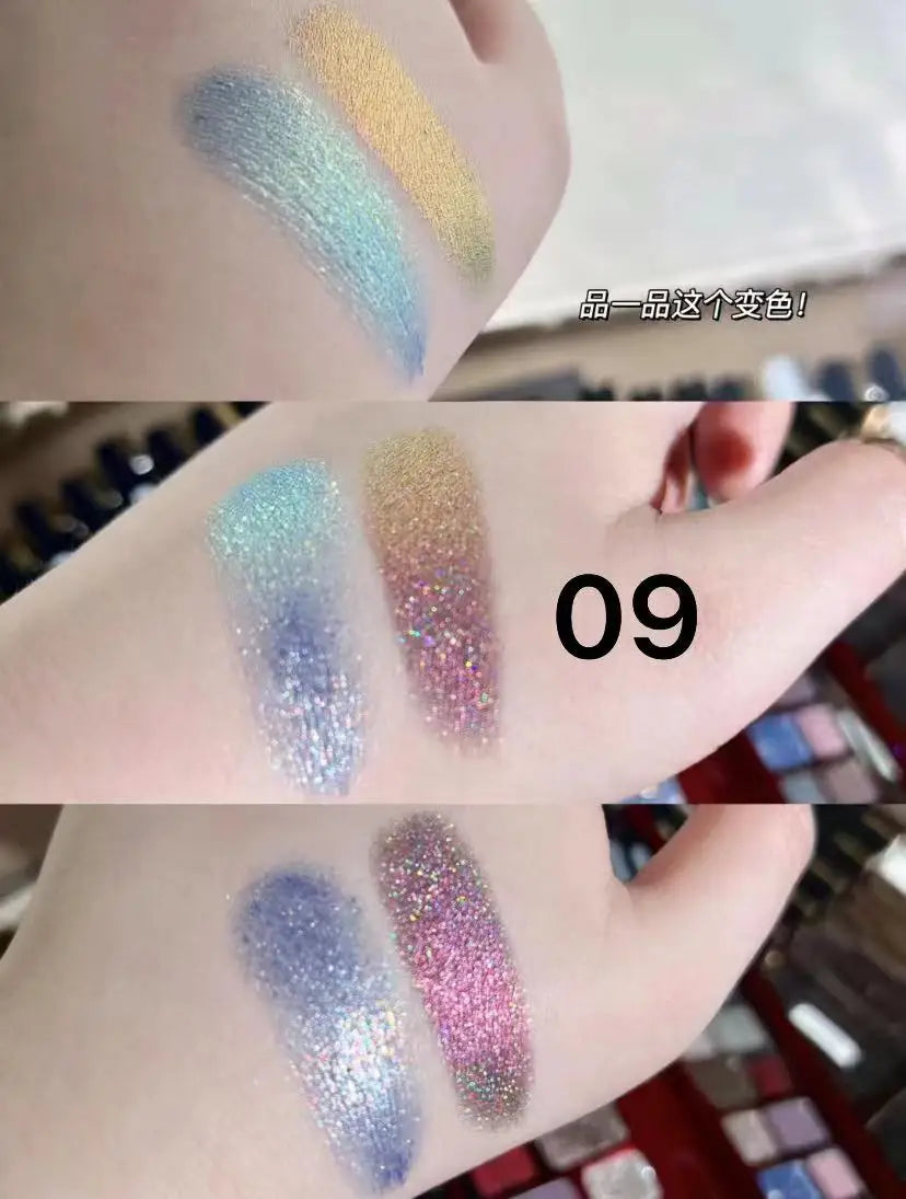 Qianyan Cheeryep 16 Color Eyeshadow Palette Glitter Chameleon Matte Pearlescent Flash Plate Cowherd Sequins