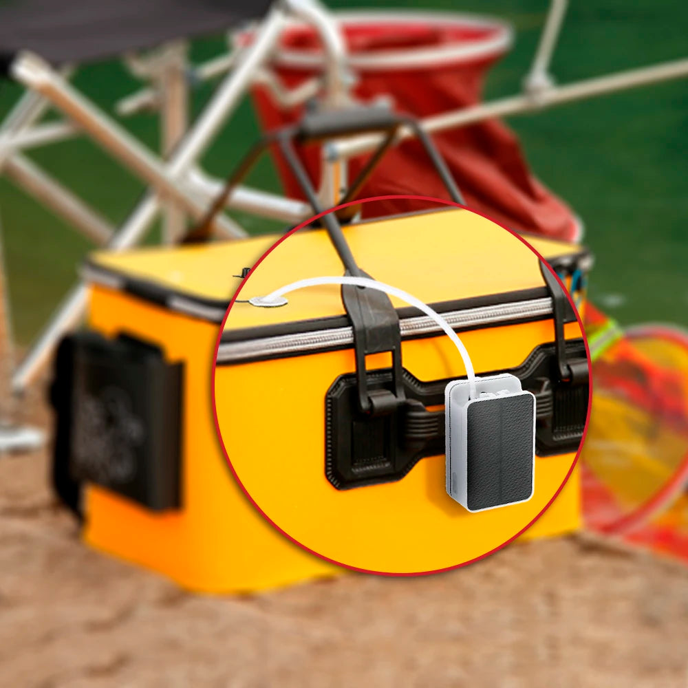 جهاز شحن يعمل بالطاقة الشمسية 5 فولت، مزود بأكسجين، وخزانات أسماك، ومضخة هواء لحوض السمك، ومضخة أكسجين للصيد، ومهوية مع أحجار هوائية