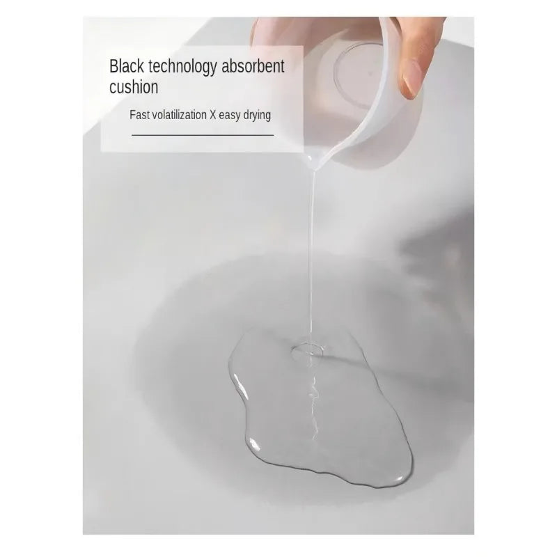 Retro Striped Bathroom Floor Mat Shower Door Non-slip Mat Household Toilet Soft Diatom Mud Absorbent Foot Mat